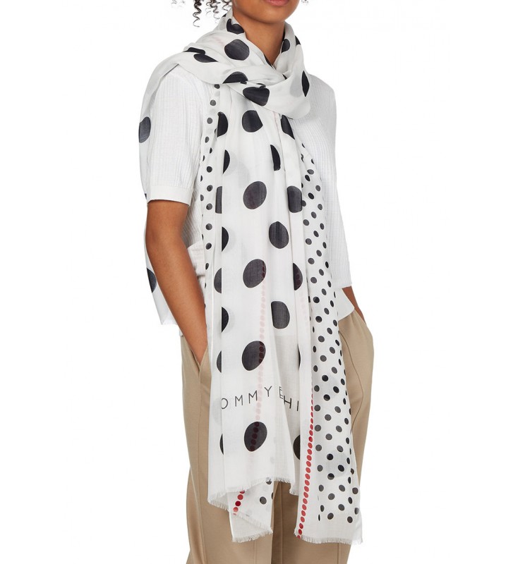 Sciarpa Foulard In Lino Essential Scarf TOMMY HILFIGER TOMMY