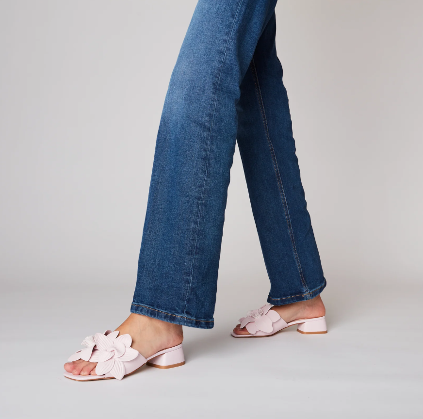 Sandalo Paloma in pelle con fiore Tosca Blu TOSCA BLU