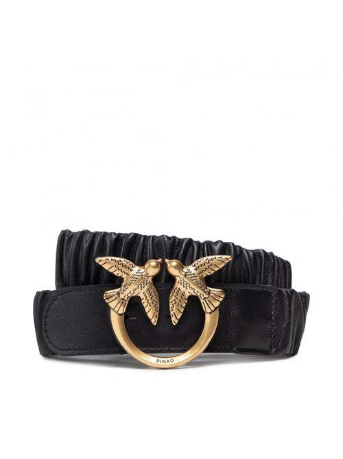 Cintura love ruffle belt h4 nappa PINKO PINKO | 1H2122-Y87EZ99Q
