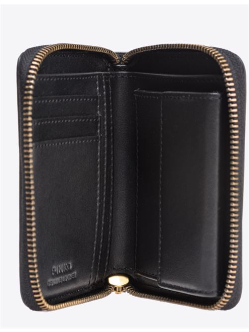 Portafoglio quadrato zip-around in pelle taylor Pinko PINKO | 100249-A0F1/Z99Q