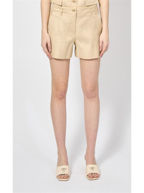 Shorts in tessuto con logo Isabeau Guess GUESS | W5GD1W-WH5L2-G1L7G1L7