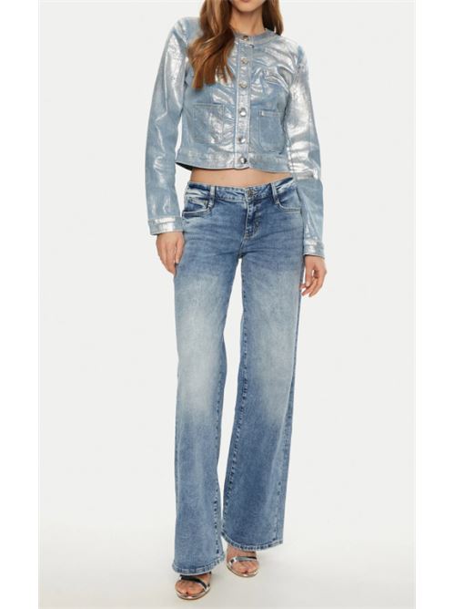 Pantalone Jeans sexy palazzo Guess GUESS | W5RA96-D5L71-BELT