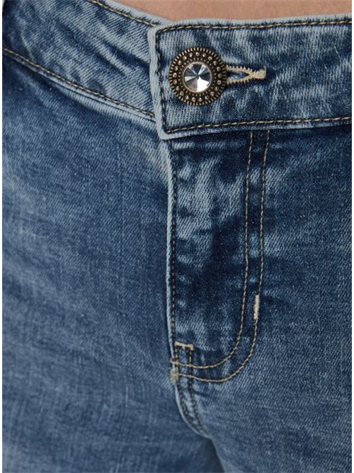 Pantalone Jeans sexy palazzo Guess GUESS | W5RA96-D5L71-BELT