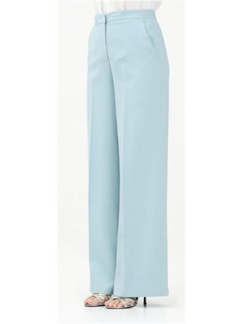 Pantalone palazzo wide-leg da cerimonia in cady tecnico Pergamino Pinko PINKO | 100331-A213-E28