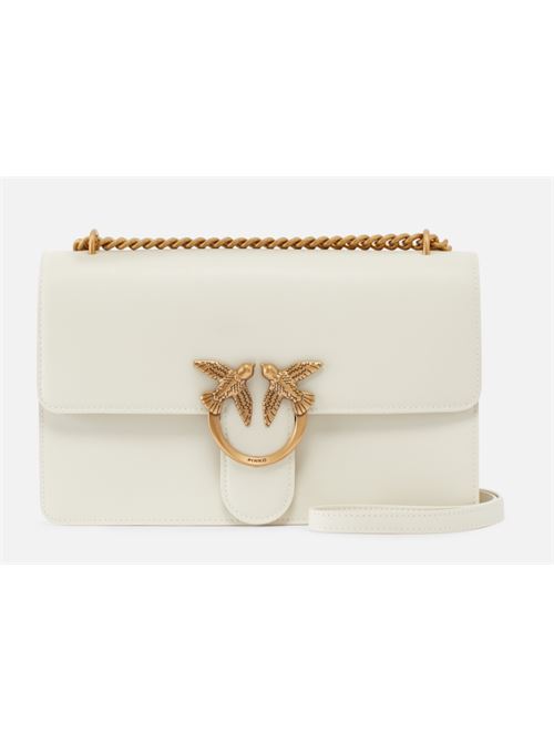 Borsa a tracolla media Love Bag in pelle liscia Love One Classic DC Pinko PINKO | 100941-A0F1-Z14Q