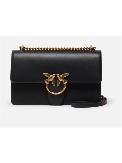 Borsa a tracolla media Love Bag in pelle liscia Love One Classic DC Pinko PINKO | 100941-A0F1-Z99Q