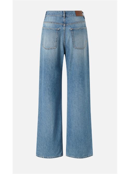 Pantaloni Jeans a palazzo in denim soft Wanda Pinko PINKO | 101733-A2DZ-PJV