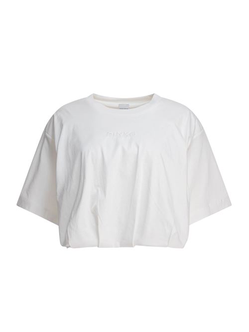 T-shirt jersey con ricamo Torrone Pinko PINKO | 104257-A2F8-Z05