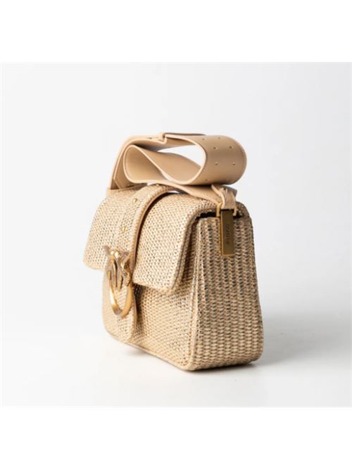 Borsa a Spalla Mini Love Bag Slouchy In Rafia Pinko PINKO | 104340-A2CE-ZZLQ