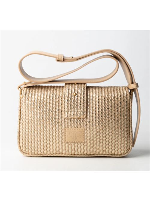 Borsa a Spalla Mini Love Bag Slouchy In Rafia Pinko PINKO | 104340-A2CE-ZZLQ