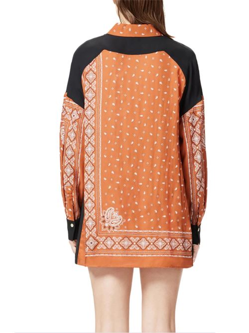 Camicia asimmetrica con stampa bandana Clocks Pinko PINKO | 104664-A2CK-LZ3