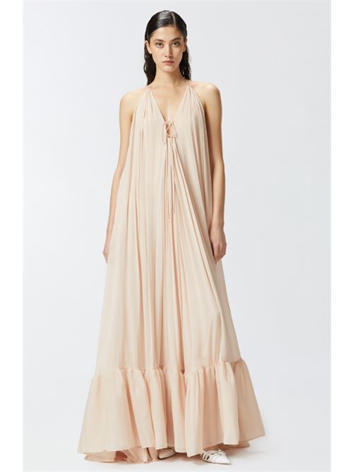 Abito lungo ampio con schiena scoperta Venturone Pinko PINKO | 104688-A2E9-D46