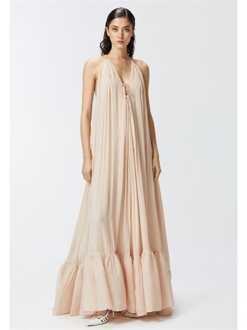 Abito lungo ampio con schiena scoperta Venturone Pinko PINKO | 104688-A2E9-D46
