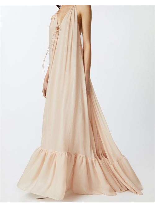 Abito lungo ampio con schiena scoperta Venturone Pinko PINKO | 104688-A2E9-D46