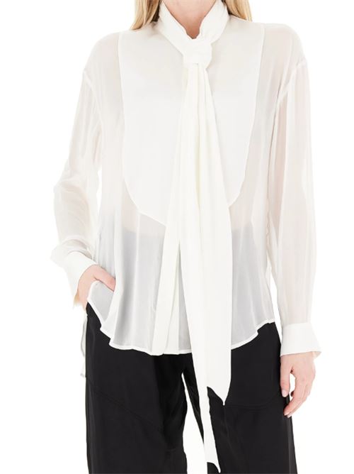 Blusa velata in georgette satin Civetta Pinko PINKO | 104713-A2CO-Z09