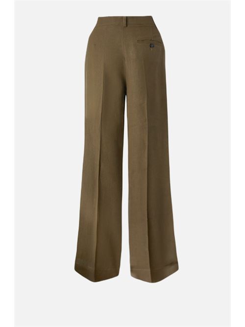 Pantalone palazzo in lino con tasche Wonderwall Pinko PINKO | 104869-A2HA-S1C