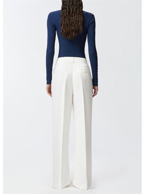Pantalone palazzo in lino con tasche Wonderwall Pinko PINKO | 104869-A2HA-Z05