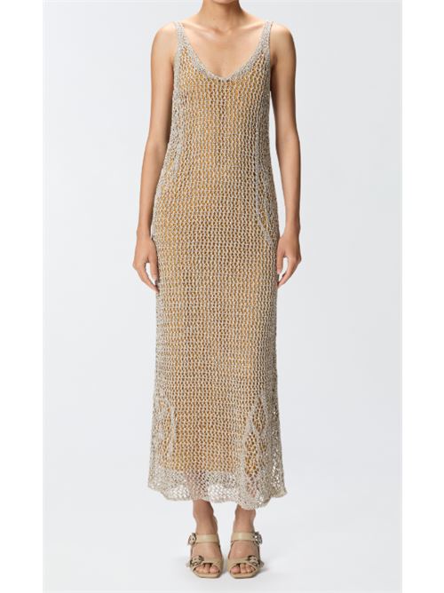 Abito a sirena traforato con paillettes Viggiano Pinko PINKO | 104889-A2FB-ZZ4