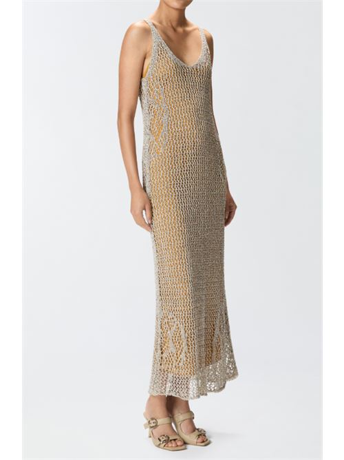 Abito a sirena traforato con paillettes Viggiano Pinko PINKO | 104889-A2FB-ZZ4