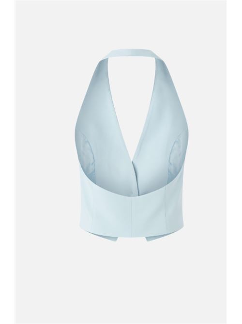 Gilet corto in tessuto tecnico con schiena scoperta Moretta Pinko PINKO | 104931-A213-E28
