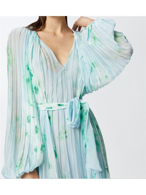 Abito midi plissè stampa fiori Bengalino Pinko PINKO | 104992-A2DH-ABB