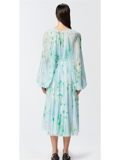 Abito midi plissè stampa fiori Bengalino Pinko PINKO | 104992-A2DH-ABB