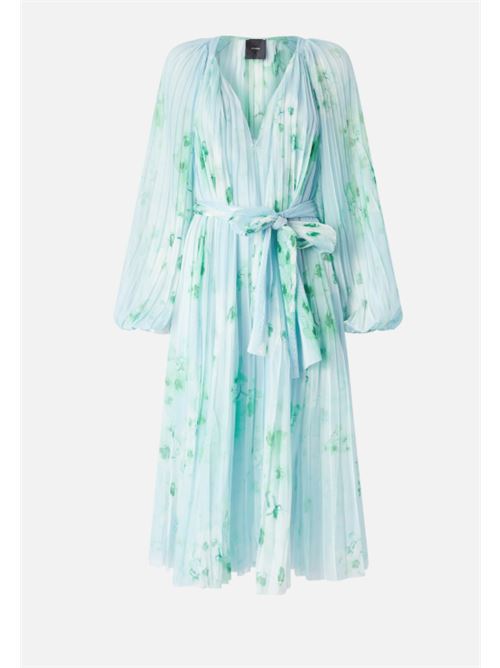 Abito midi plissè stampa fiori Bengalino Pinko PINKO | 104992-A2DH-ABB