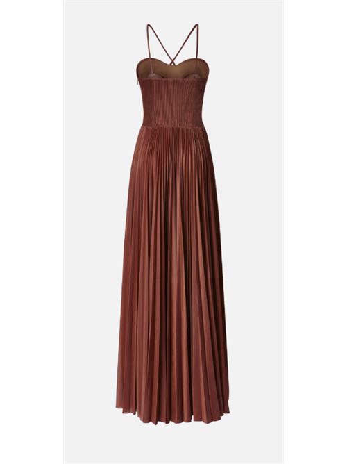 Abito bustier elegante in jersey plissè Cicogna Pinko PINKO | 104994-A2DM-L98