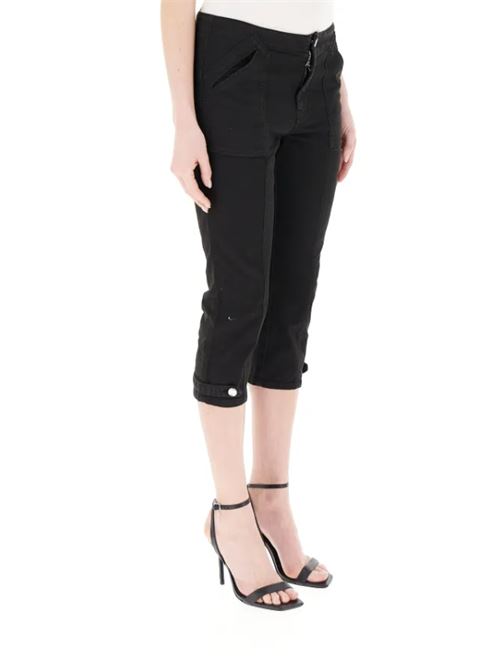 Pantalone capri in tela di cotone Pierre Pinko PINKO | 105232-A2M6-Z99