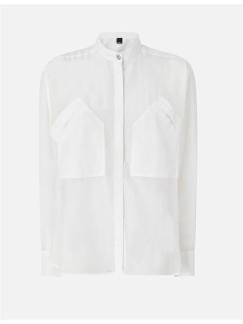Camicia collo coreano in cotone e seta Andy Pinko PINKO | 105248-A2M7-Z05