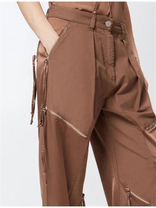Pantalone P-Pants in gabardina e raso con zip Pinko PINKO | 105930-A2Y1-L63
