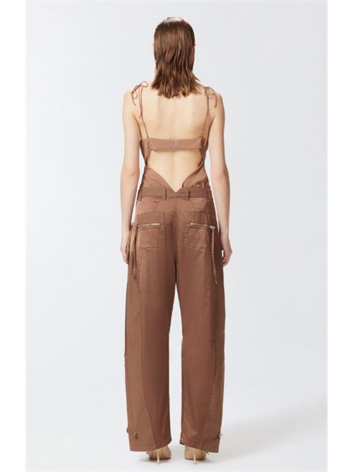 Pantalone P-Pants in gabardina e raso con zip Pinko PINKO | 105930-A2Y1-L63