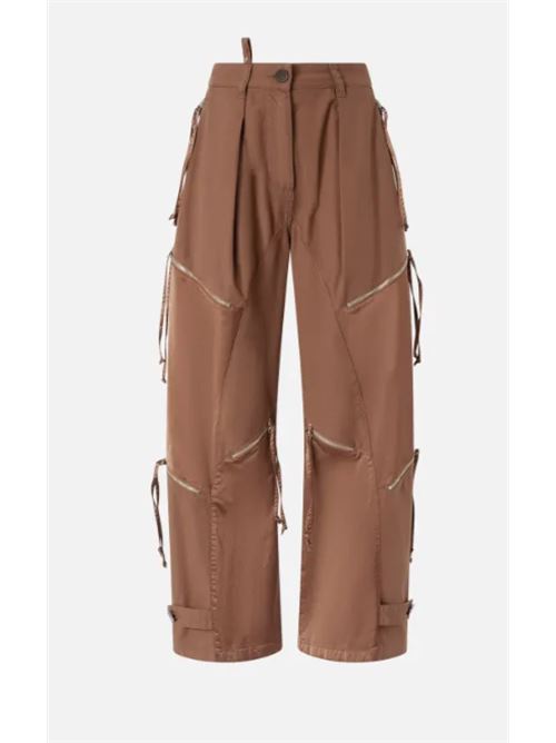 Pantalone P-Pants in gabardina e raso con zip Pinko PINKO | 105930-A2Y1-L63