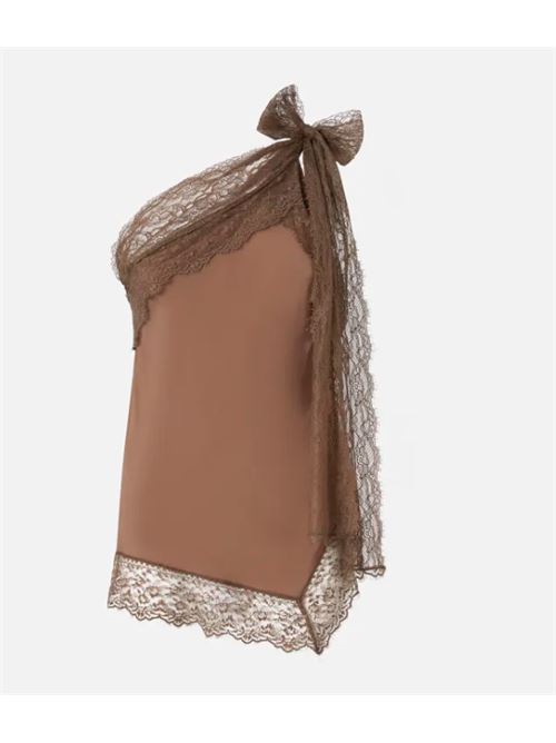 Top monospalla con profili in pizzo Pinko PINKO | 106162-A311-L63