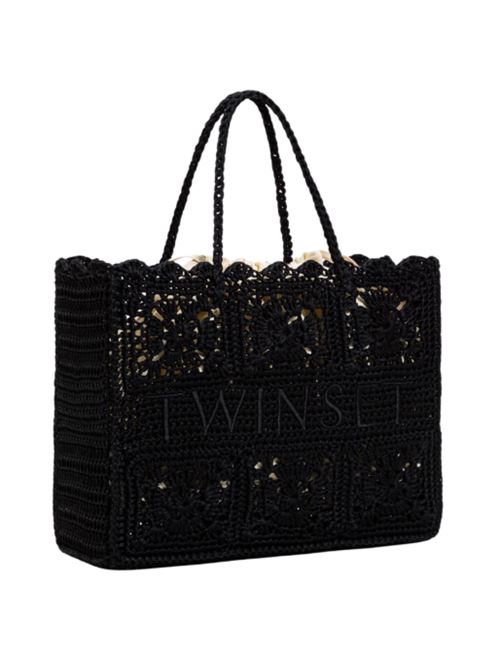 Borsa shopper Bohémien in crochet di cotone Twinset TWINSET | 251TB7410-00006