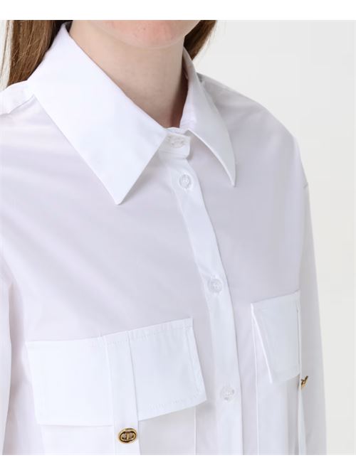 Camicia in cotone stretch Twinset TWINSET | 251TF202A-00001