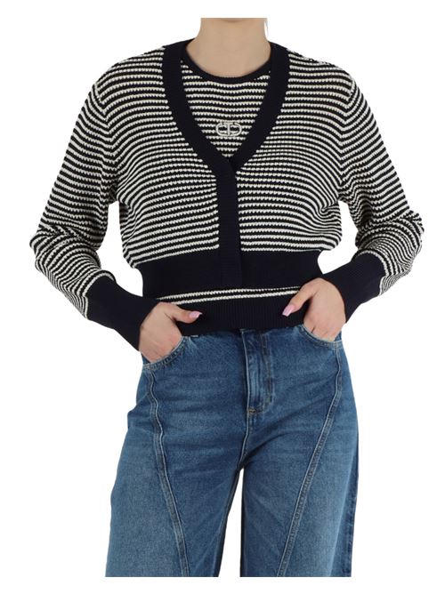 Cardigan e top a righe Twinset TWINSET | 251TP3320-12261