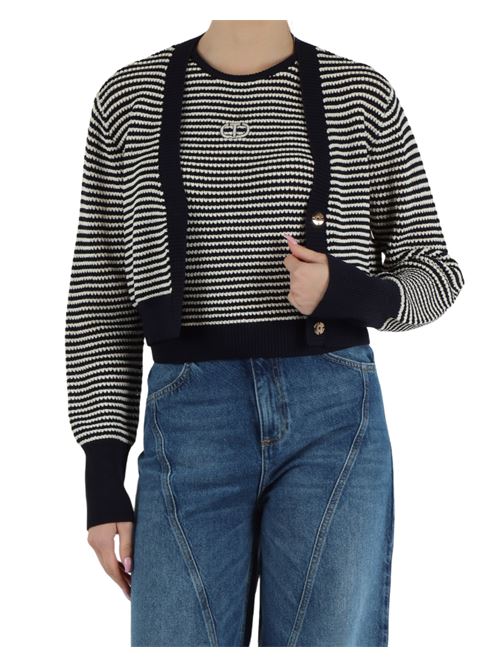 Cardigan e top a righe Twinset TWINSET | 251TP3320-12261