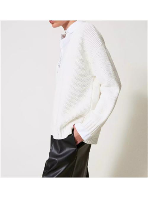 Maglione con inserto camicia Twinset TWINSET | 251TP3390-00059