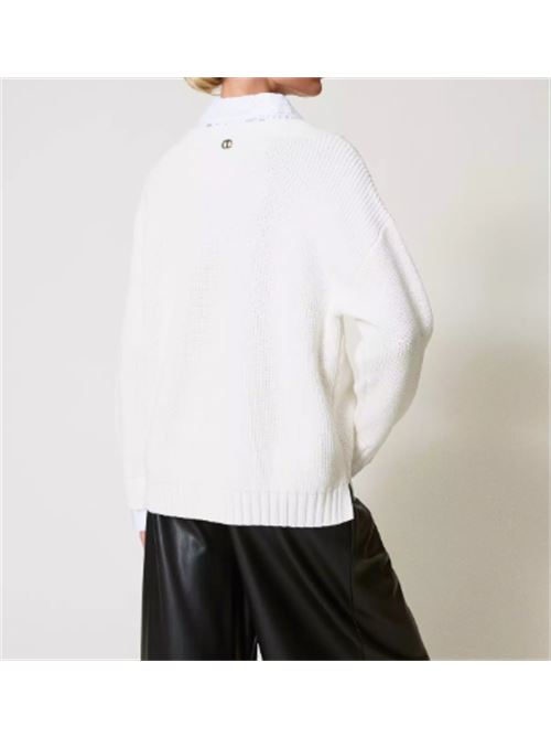 Maglione con inserto camicia Twinset TWINSET | 251TP3390-00059