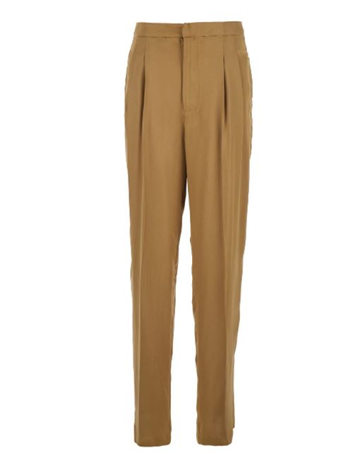 Pantalone con pences e placca con logo sul retro in misto viscosa Twinset TWINSET | 251TT2273-12438