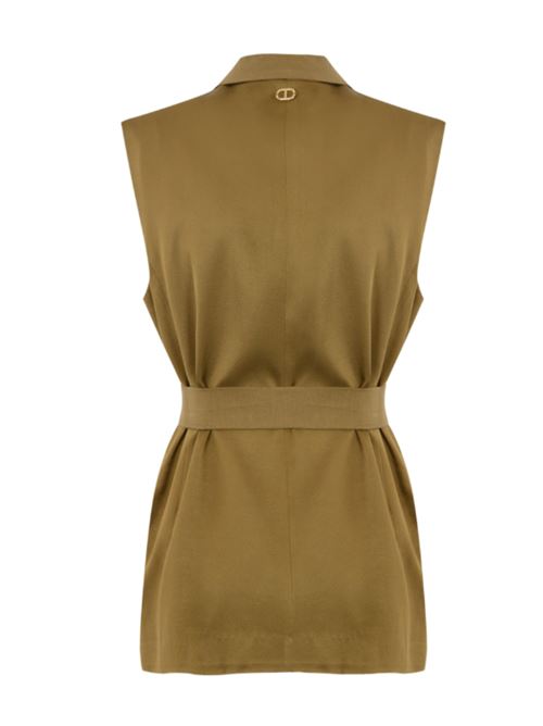 Gilet in envers satin con cintura Twinset TWINSET | 251TT2275-12438