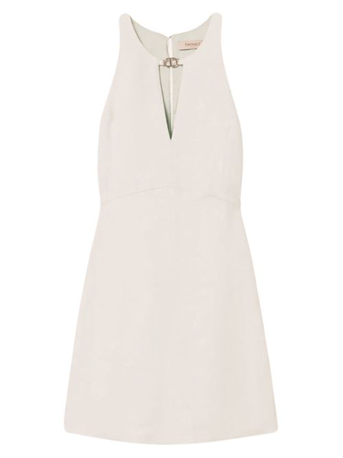 Abito corto in misto lino Twinset TWINSET | 251TT2305-00632