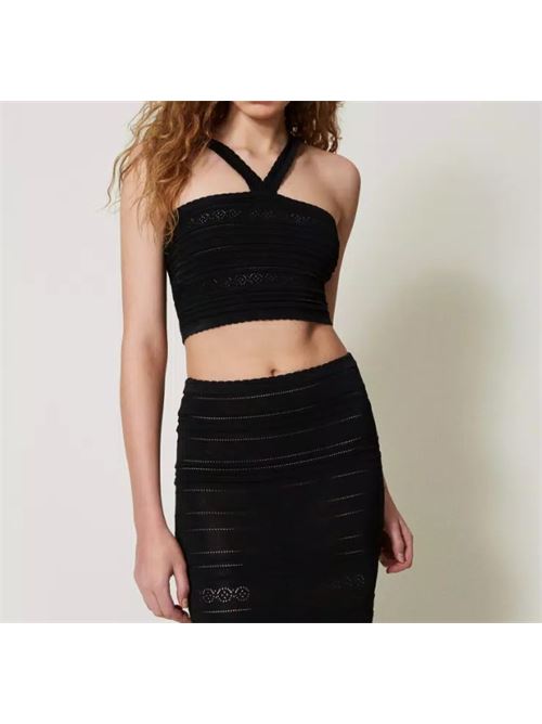 Micro Top im maglia punzonato Twinset TWINSET | 251TT3102-00006