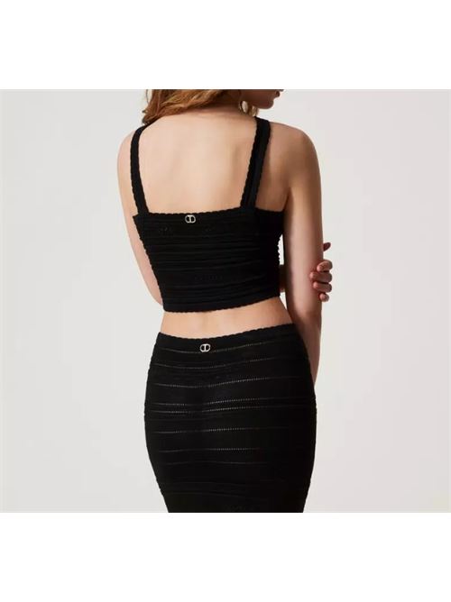 Micro Top im maglia punzonato Twinset TWINSET | 251TT3102-00006