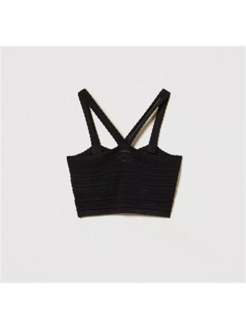 Micro Top im maglia punzonato Twinset TWINSET | 251TT3102-00006