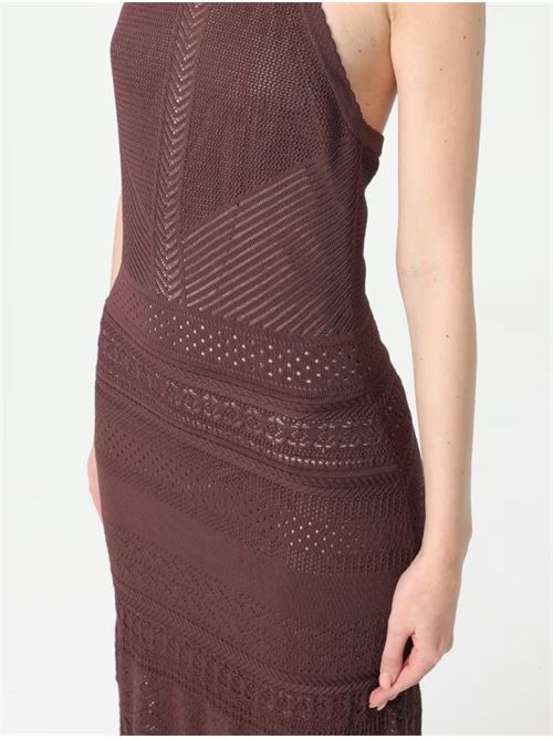 Abito lungo smanicato in maglia punzonato Twinset TWINSET | 251TT3105-10780