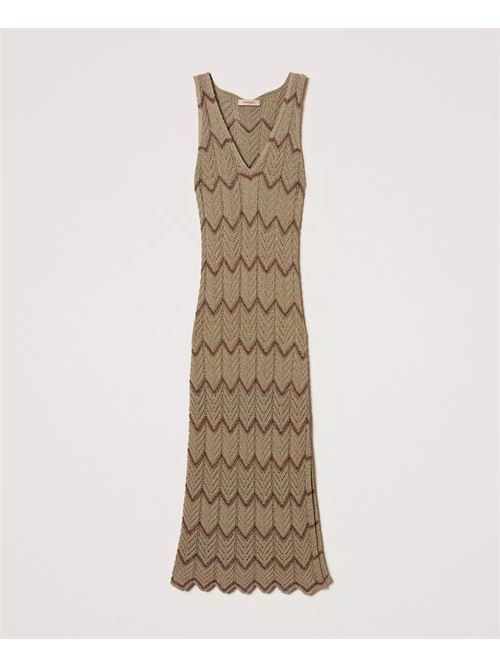 Abito lungo in maglia lurex Twinset TWINSET | 251TT3197-12528