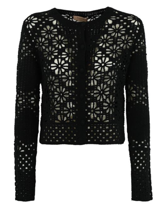 Giacca in maglia crochet a fiori Twinset TWINSET | 251TT3200-00006