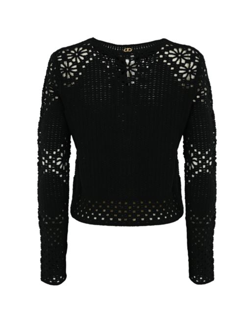 Giacca in maglia crochet a fiori Twinset TWINSET | 251TT3200-00006